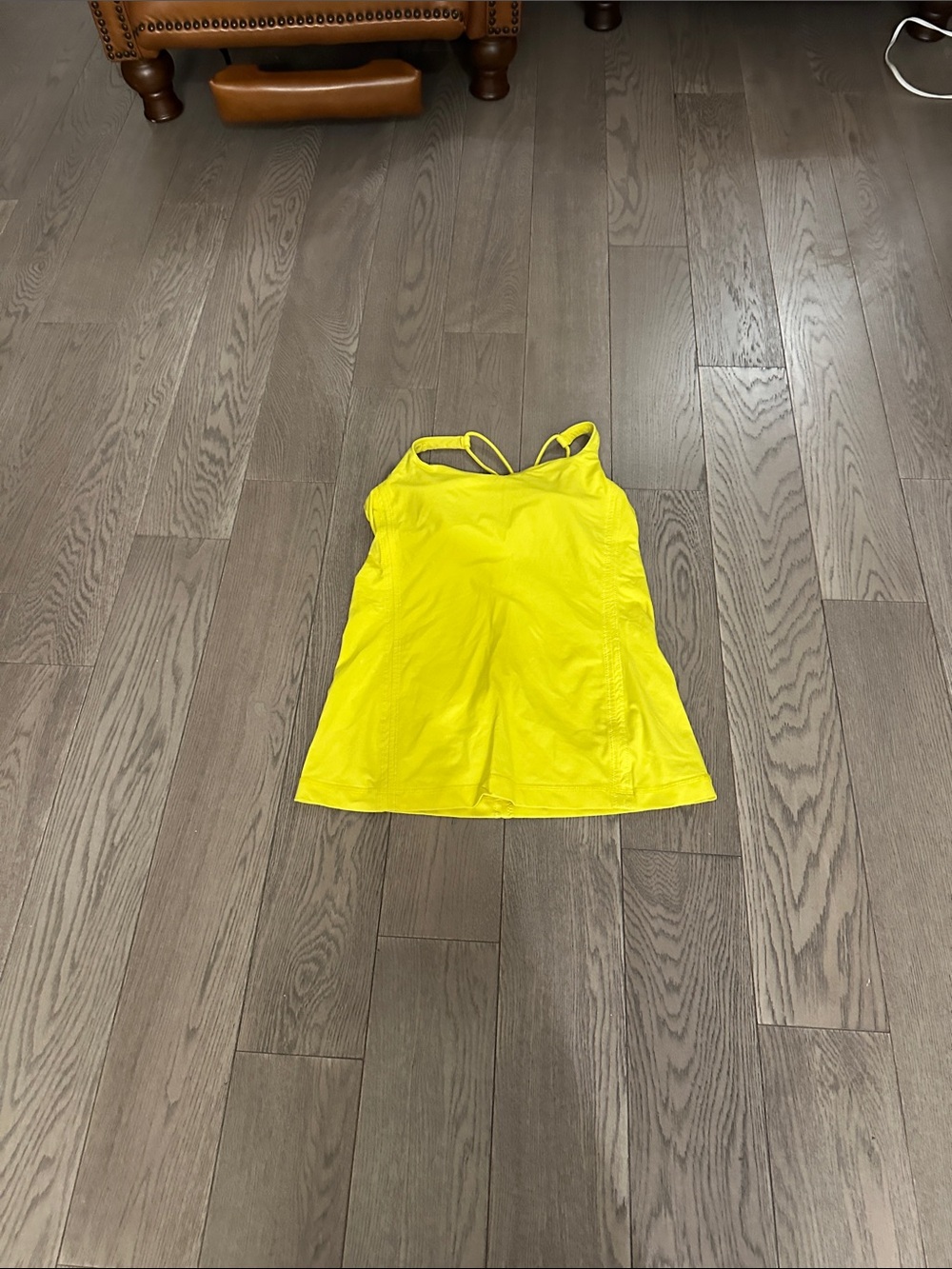 lululemon athletica Bright Yellow Double-Strap Tank